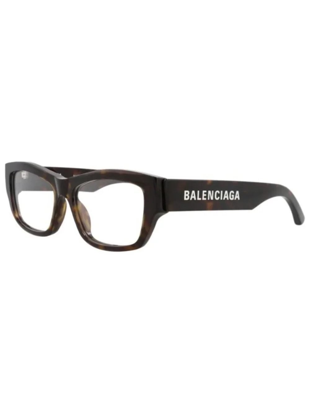 New Balenciaga Mens Square/Rectangle Havana Havana Transparent Fashion Designer